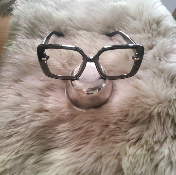 Authentic Chanel Blue Square Glasses EUC - Picture 10 of 12